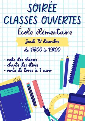 Classes ouvertes